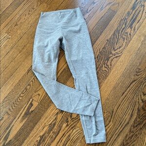 Lululemon grey High-Waisted Leggings, 4, 24” inseam